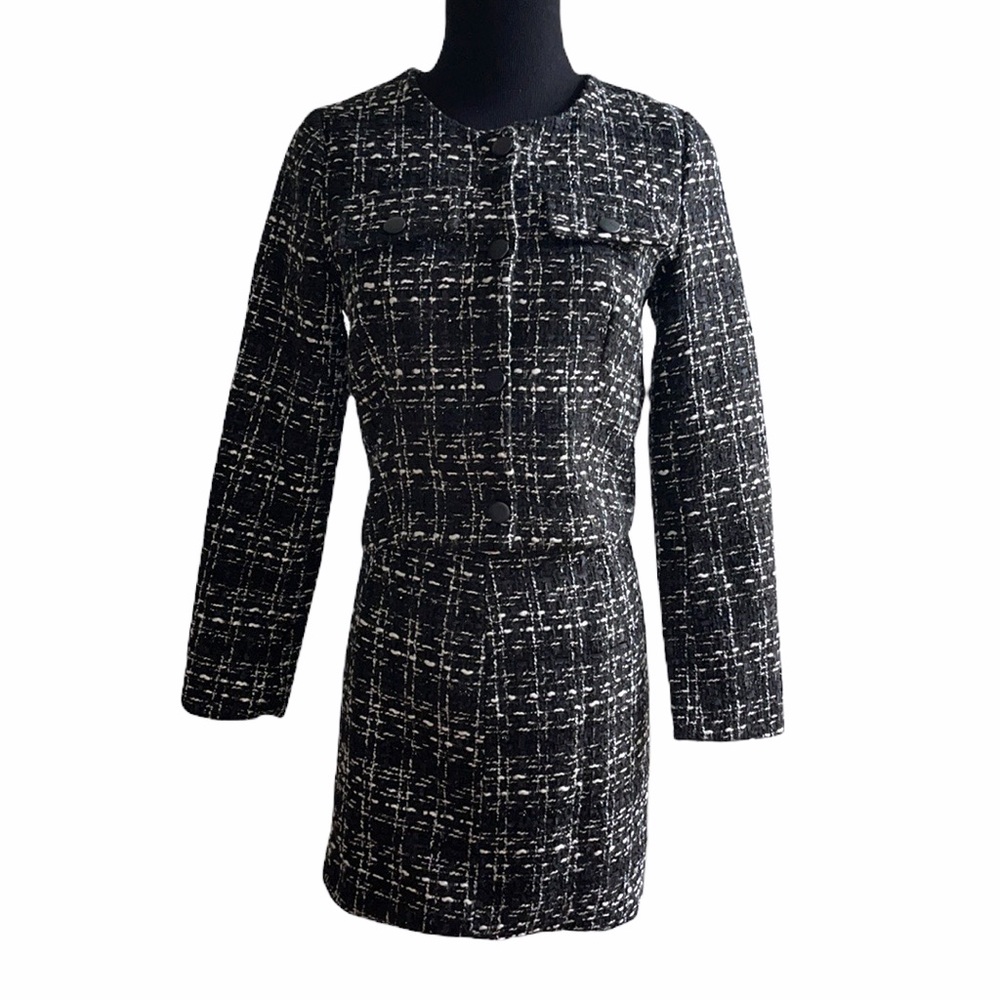 Tweed Set Blazer and skirt